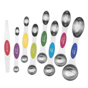 Stainless Steel Magnetic Measuring Spoons Set