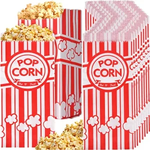 500 Pieces Paper Popcorn Bags
