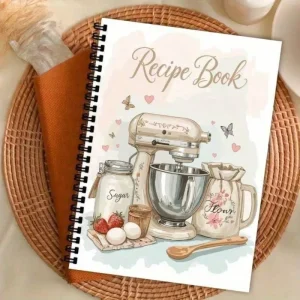 1PC Personalized Recipe  Coil  Blank Recipe Notebook