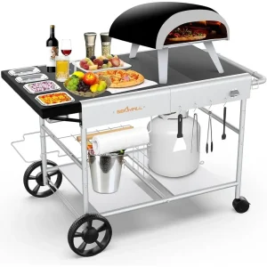 Portable Outdoor Pizza Oven Table