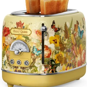 Retro 2-Slice Toaster with 6 Browning Levels
